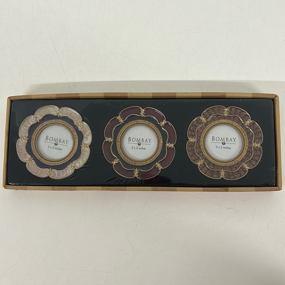Bombay Set of 3 Mini 2x2in Frames